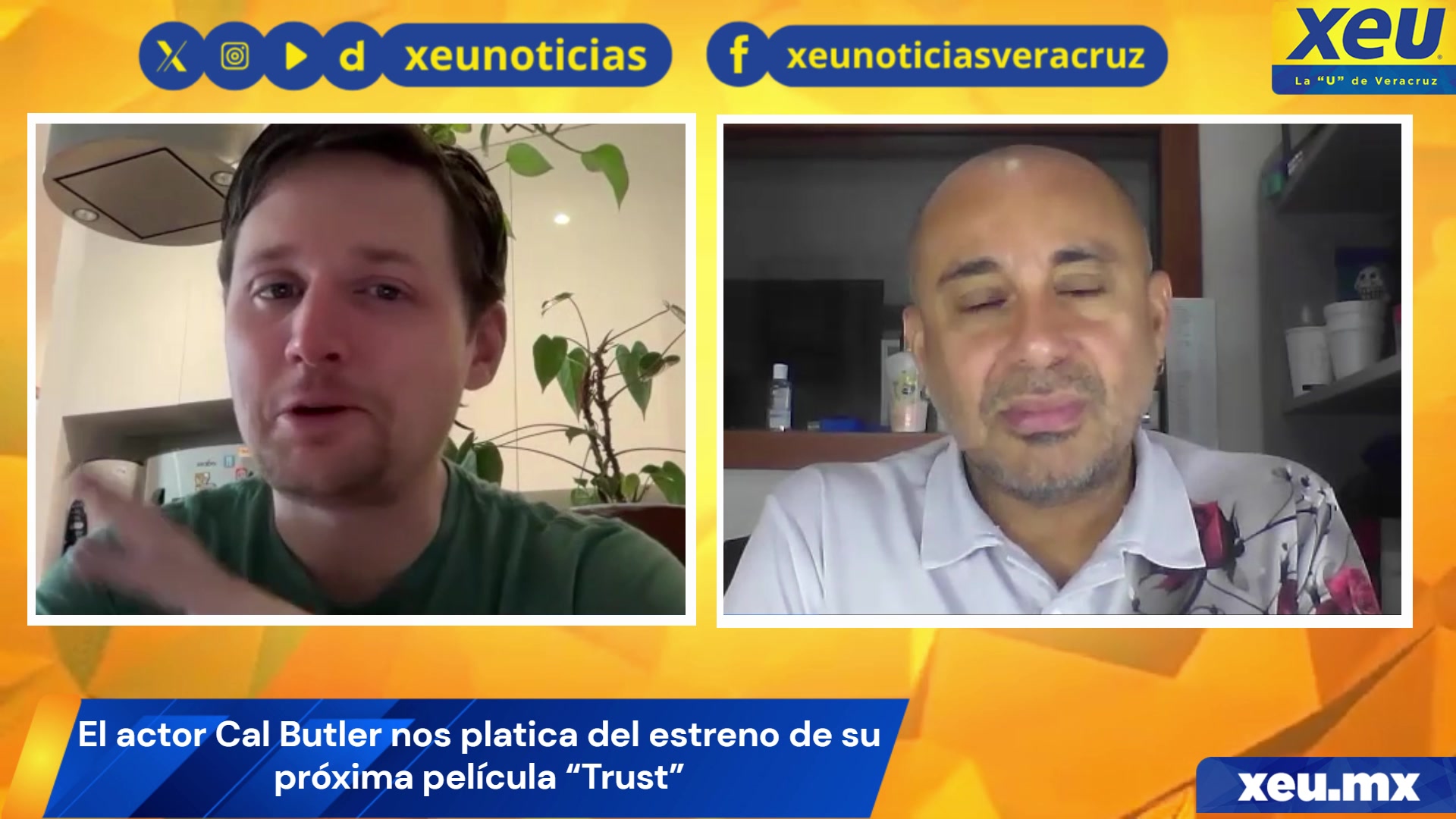 XEU platica con el actor estadounidense Cal Butler El actor Cal Butler ...