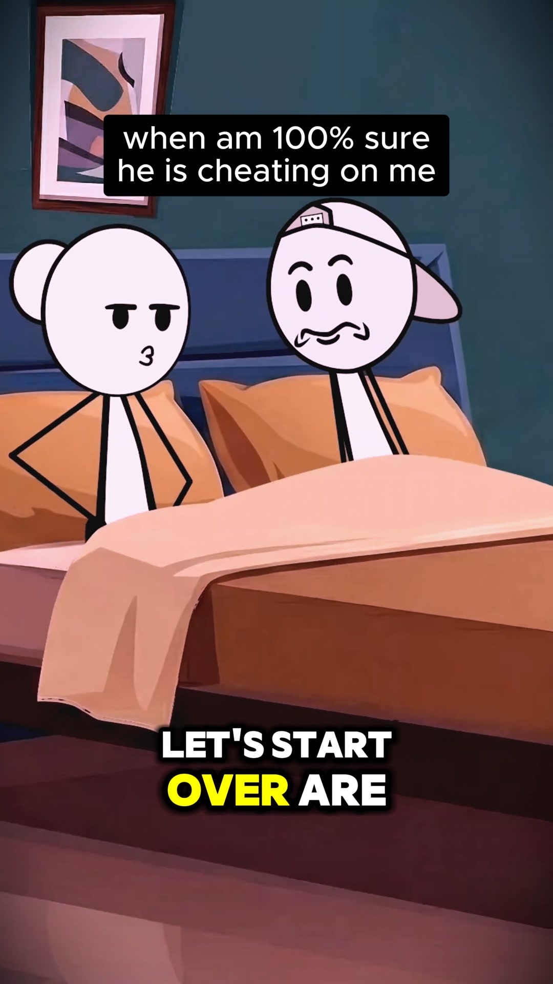 when am 100% sure he is cheating on me #animation #funny #relatable # ...