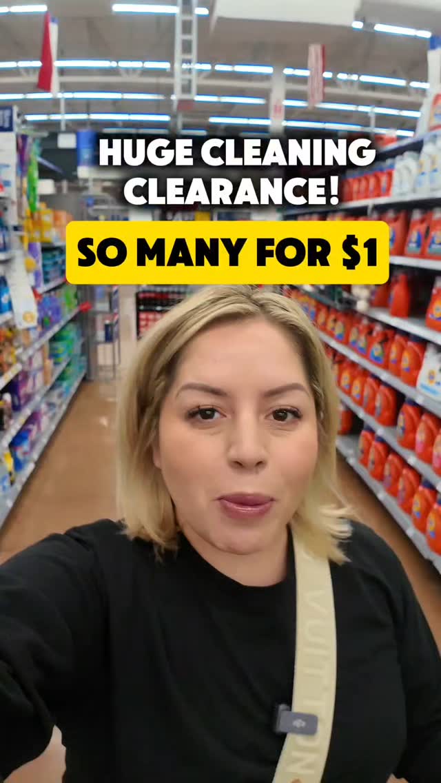 Huge clearance in cleaning at Walmart 🏃‍♀️🔥 found so many for $1 😱 3/4 ...