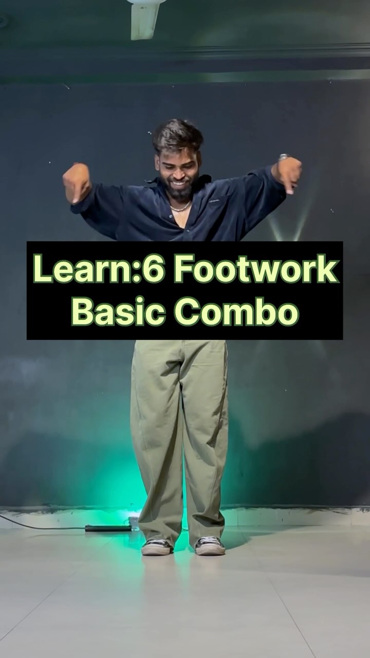 6 Step Tutorial Footwork Basic ️ 🏻 #footwork #learn #combo #basic # ...