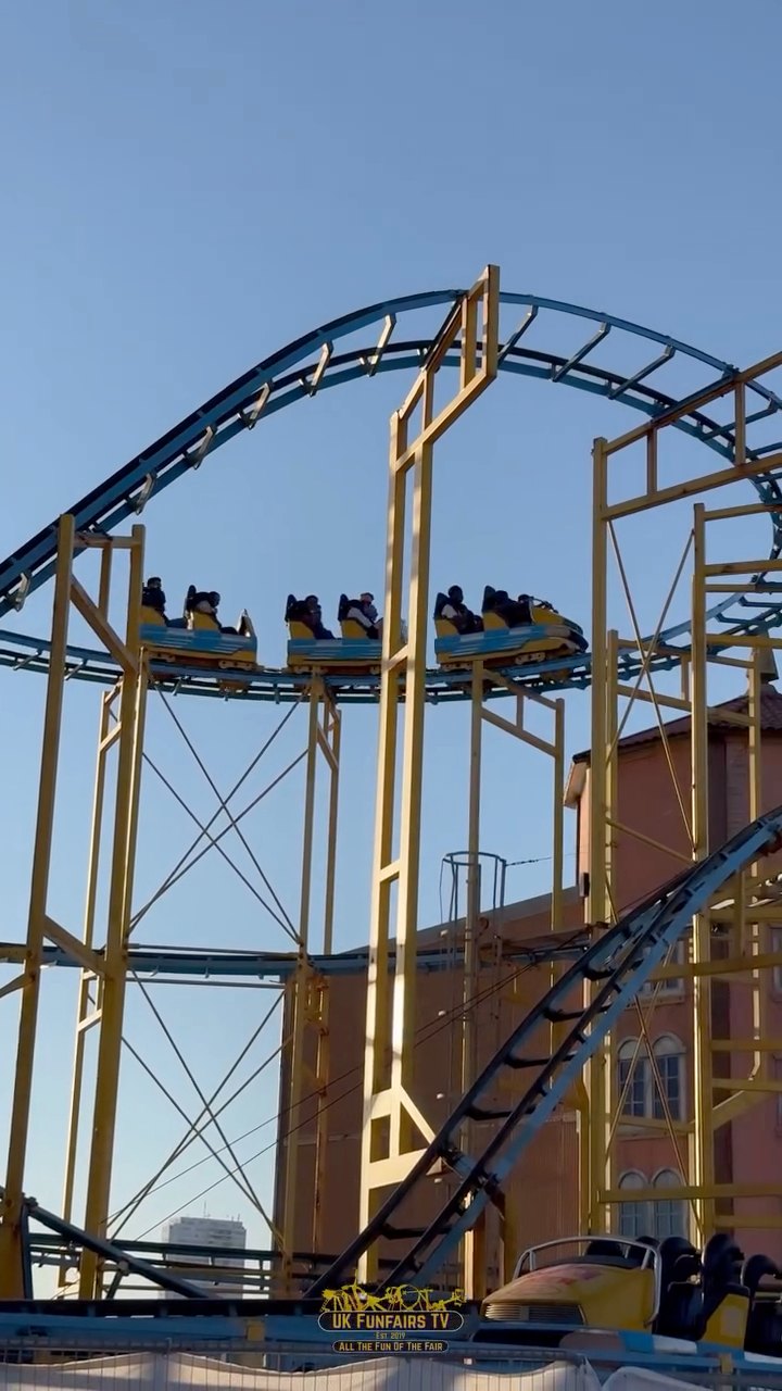 Here’s the crazy Turbo Coaster on Brighton Palace Pier that features a ...