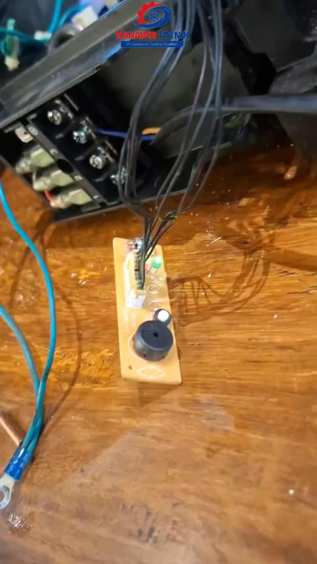 Replacement of the remote control sensor on a Daikin air