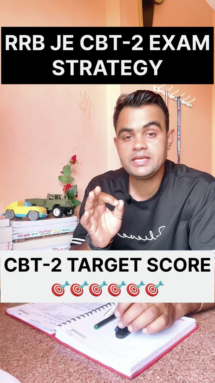 RRB JE CBT2 Exam Target Score 🎯 | Ravi Chauhan | Facebook