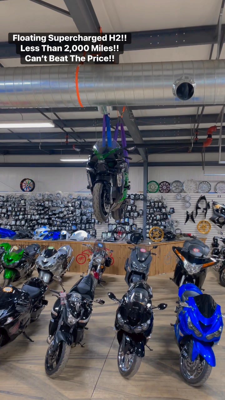 2022 Kawasaki H2(Preowned) - 2,147 Miles - $19,999 Serviced and