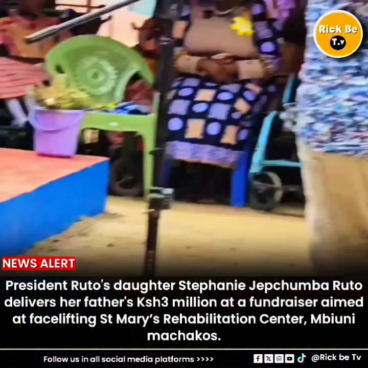 President Ruto's daughter Stephanie Jepchumba Ruto delivers her father ...