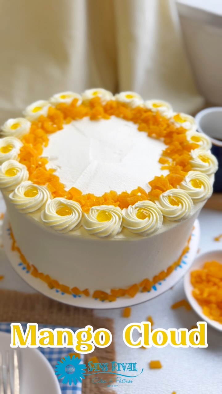 Mango Cloud Cake! 🥭⛅️🍰... - Sans Rival Cakes & Pastries | Facebook