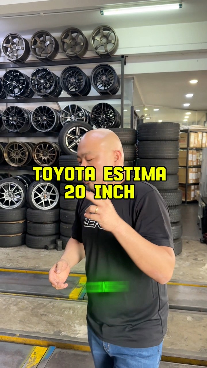 Wow 😱 Toyota estima 20 inch new rim cunwoo Tq support 🫰🫰 #sportrim # ...