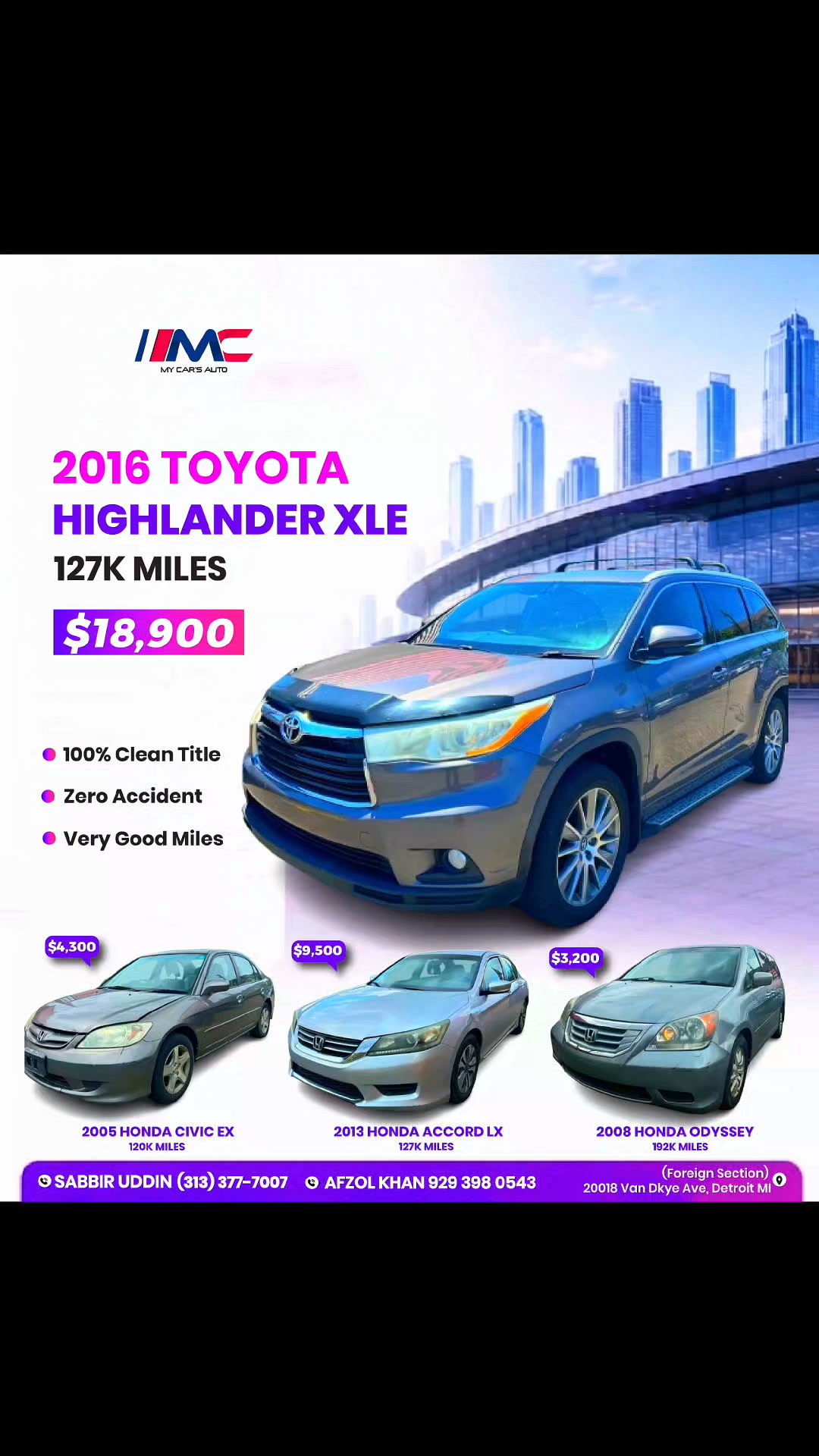 🚗 Find Your Perfect Ride at MY CHOICE AUTO! Looking for a