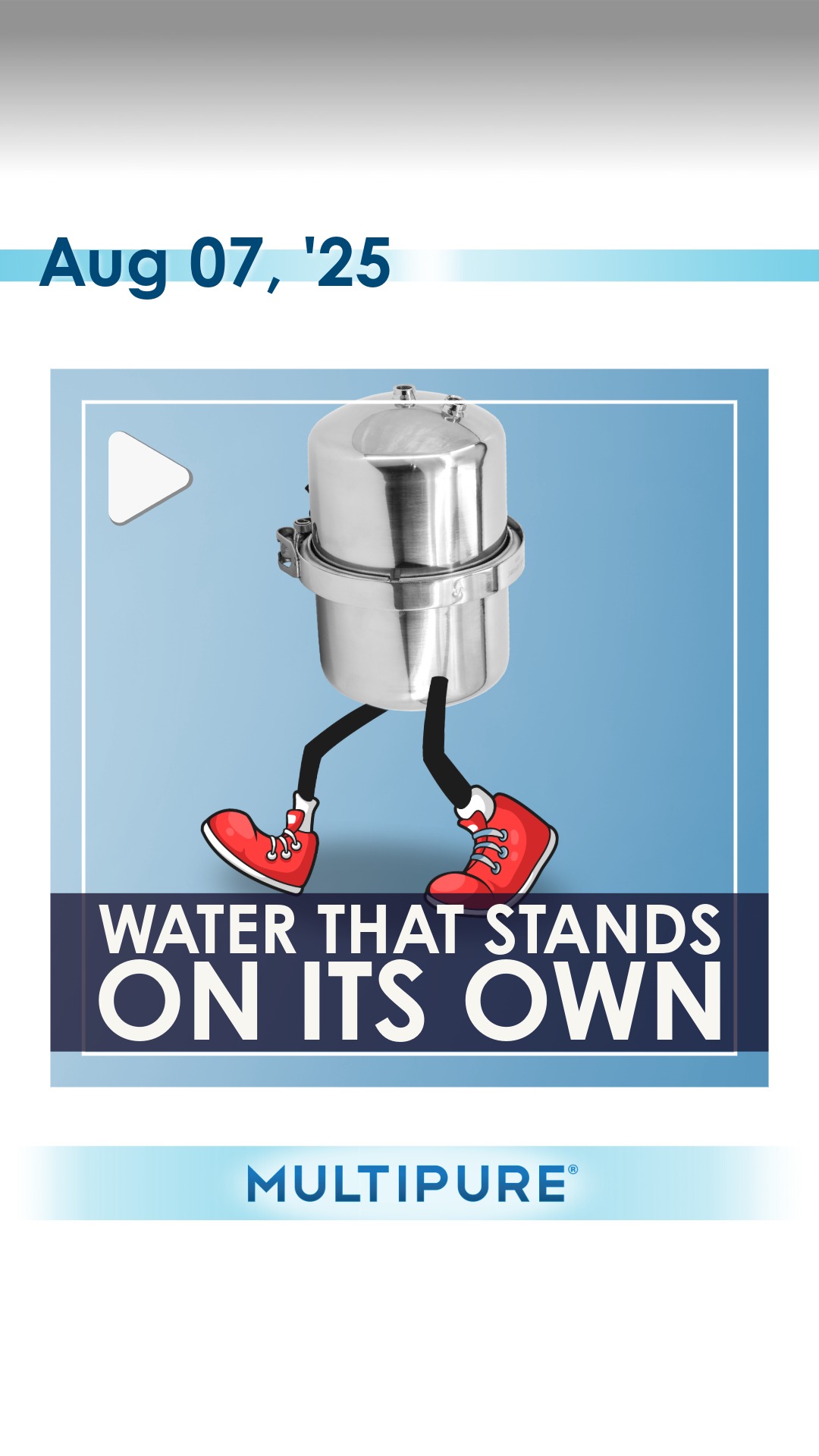 Truly clean water doesn’t need flavors or fizz it stands on its own ...
