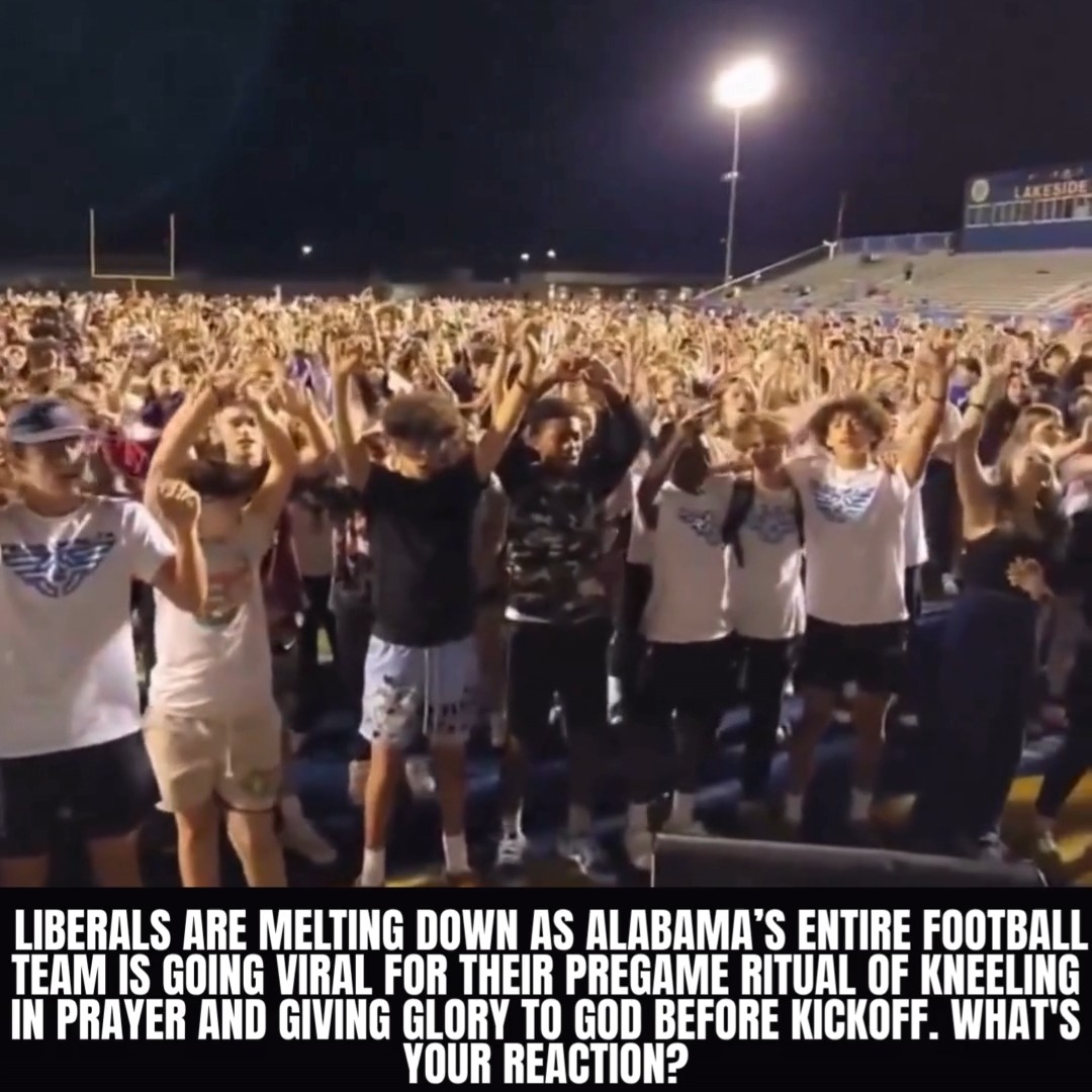 Liberals are melting down as Alabama’s entire football team is going ...