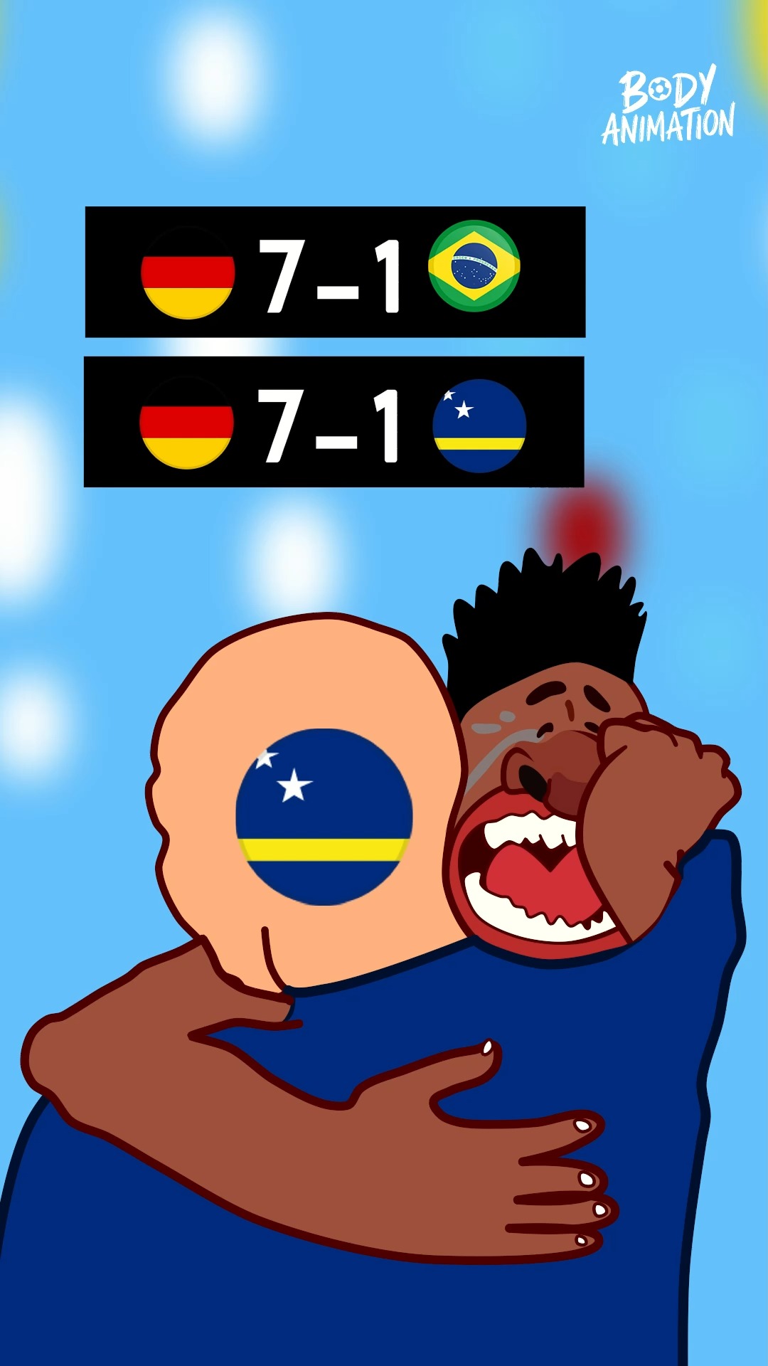 We all know 7 Goals feeling 😂🤣. #brazil #worldcup #germany