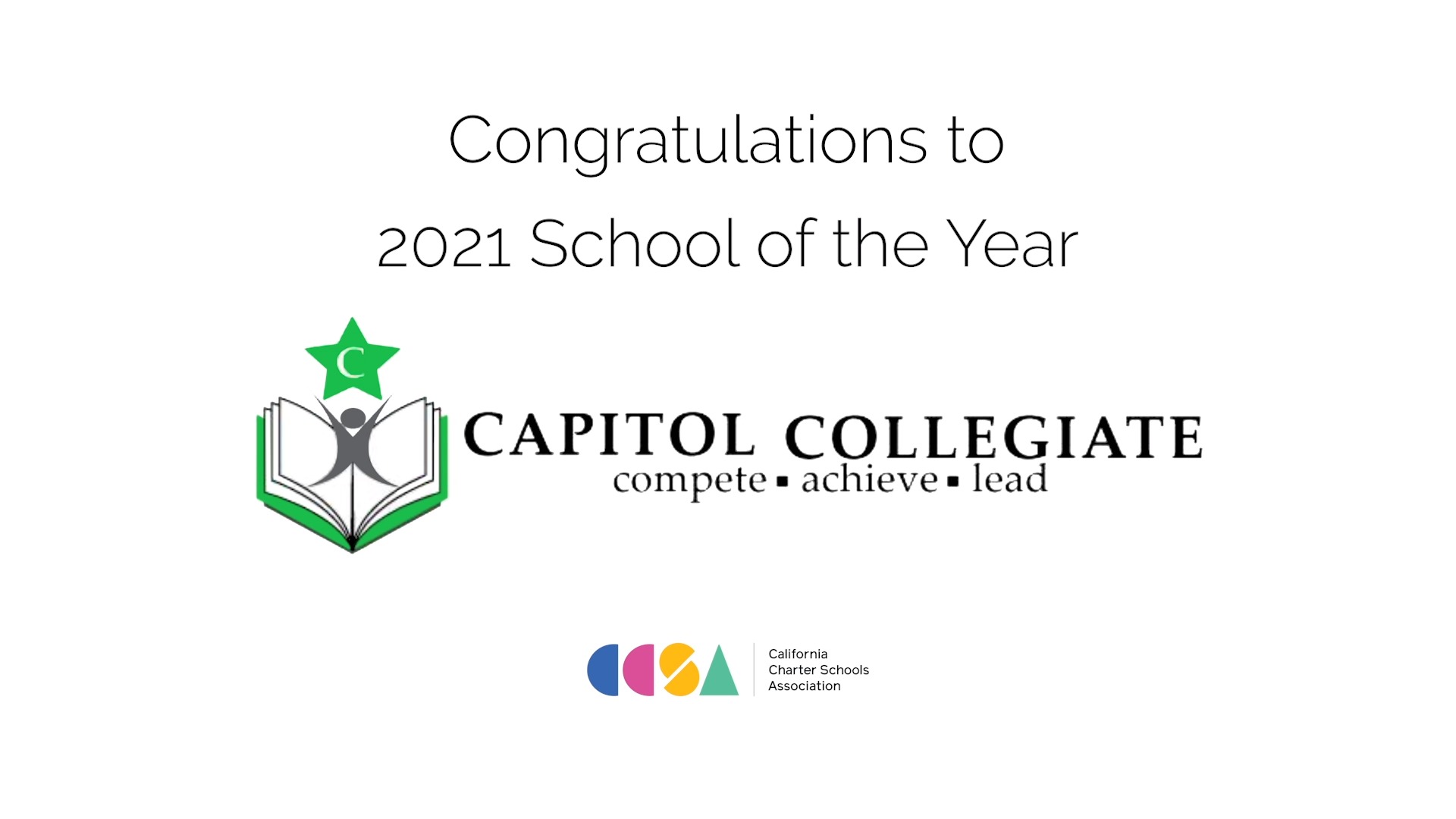 A Virtual Celebration Of Charter Schools Students And Leaders