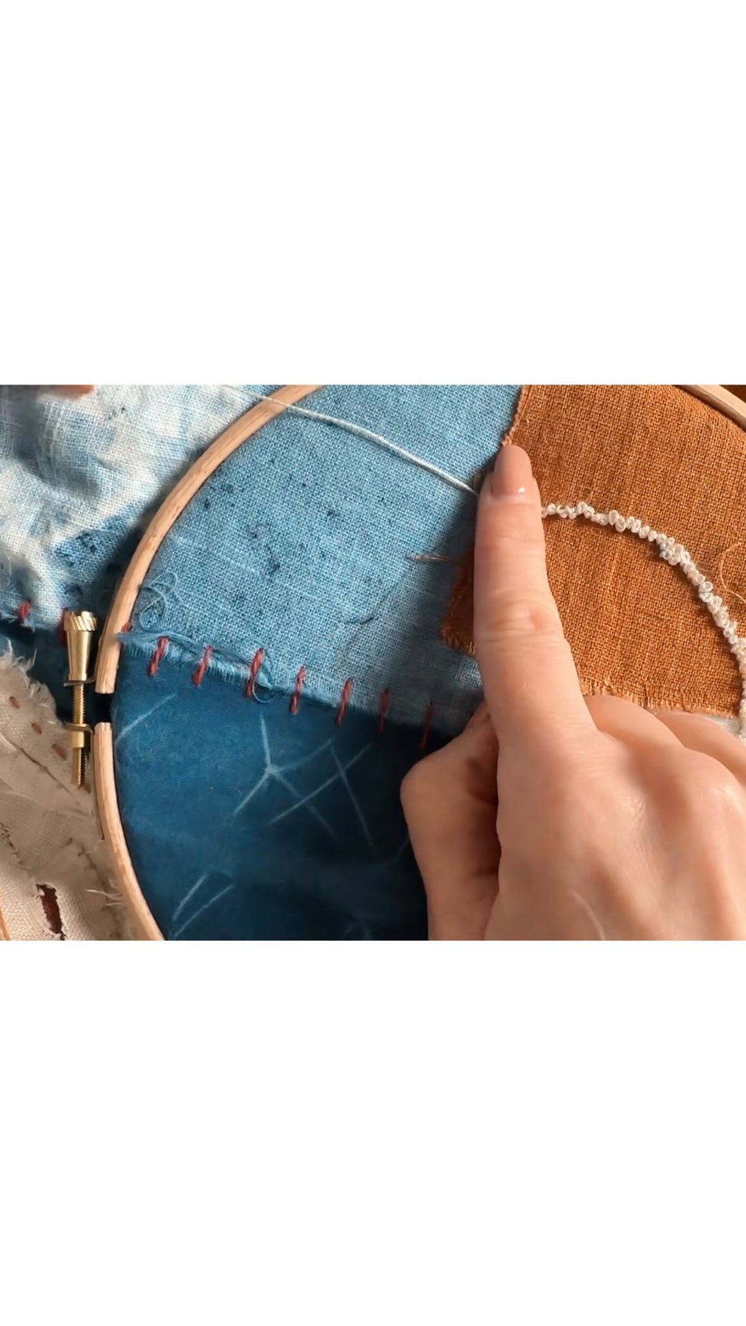I love a satisfying thread pop. Anyone else? #stitchbystitch # ...