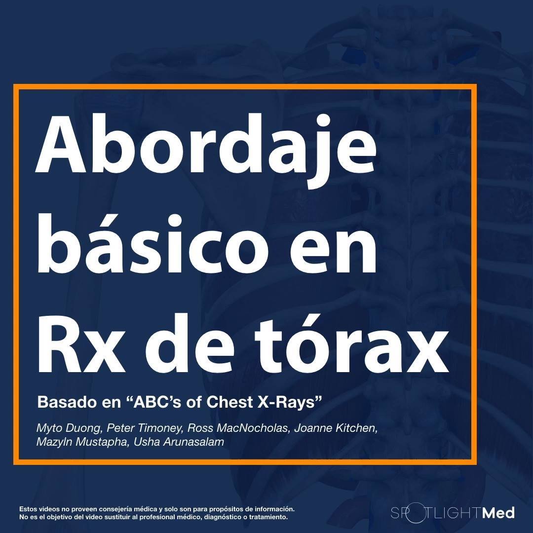 ABC de la radiografía de tórax 🤓 --- DESCARGA LAS NOTAS 📝 --- Link de ...