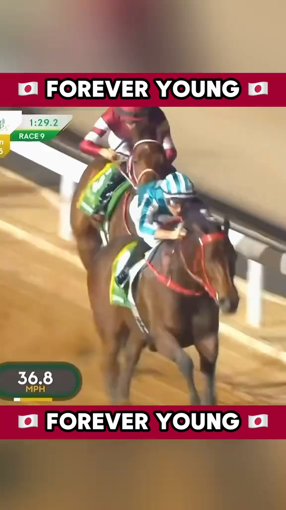 FOREVER YOUNG REPEATS!!!!! The superstar is now a two-time winner