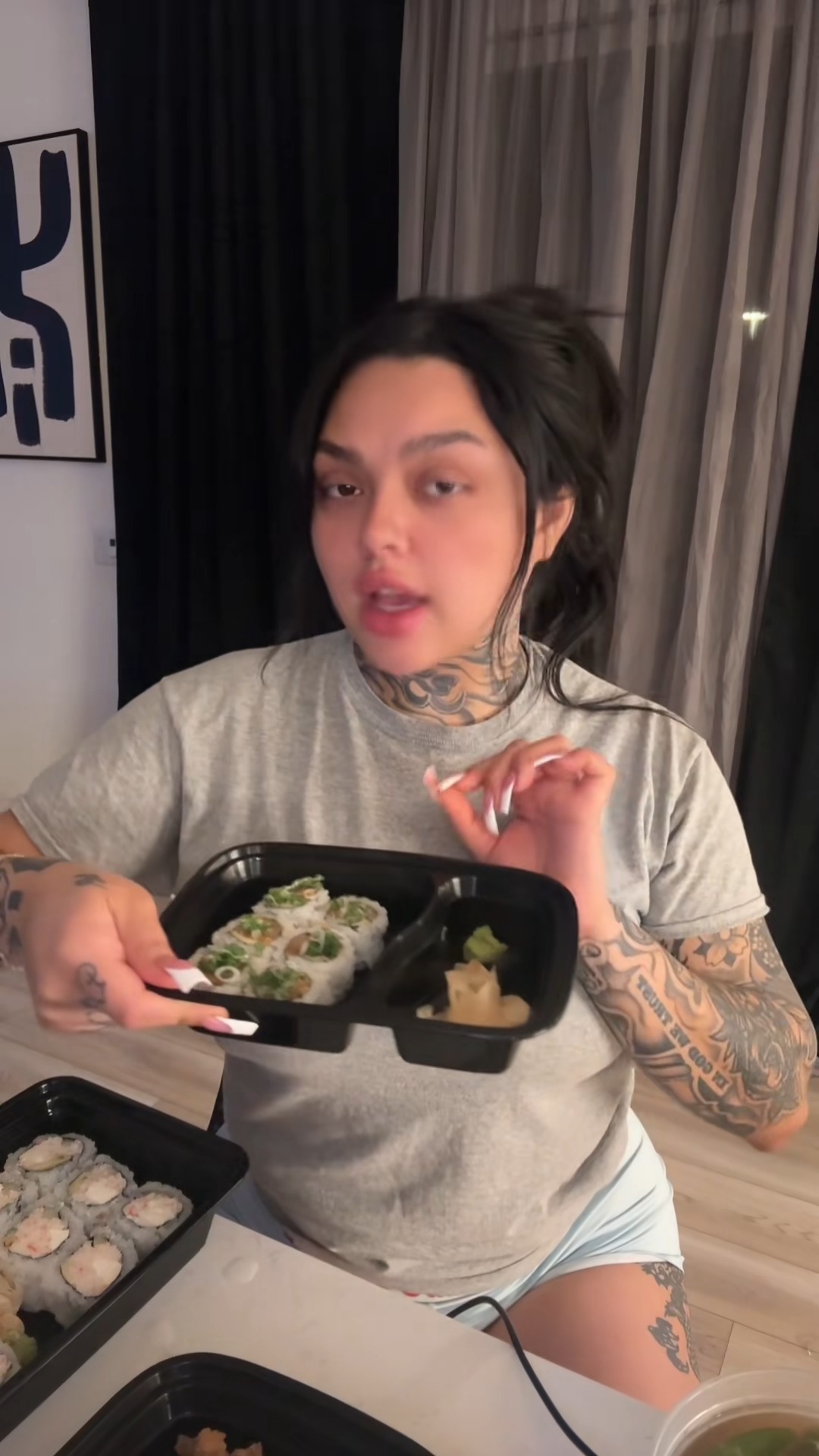 Part 2 I 💗 sushi night #fyp #mukbang #asmr | Jaidynalexxis | Facebook