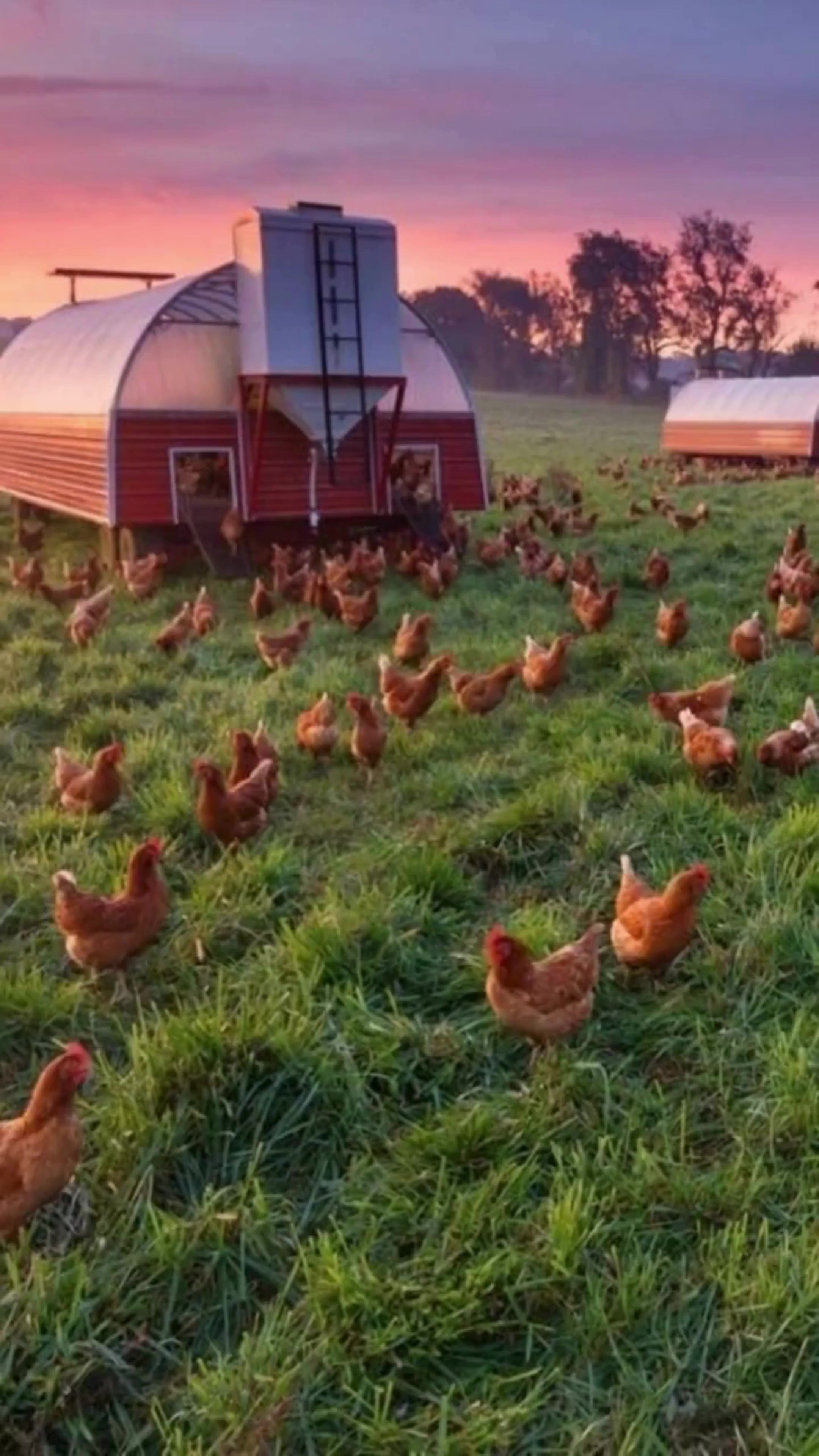 Pasture-Raised Poultry: The Freedom of Mobile Chicken Coops This image ...