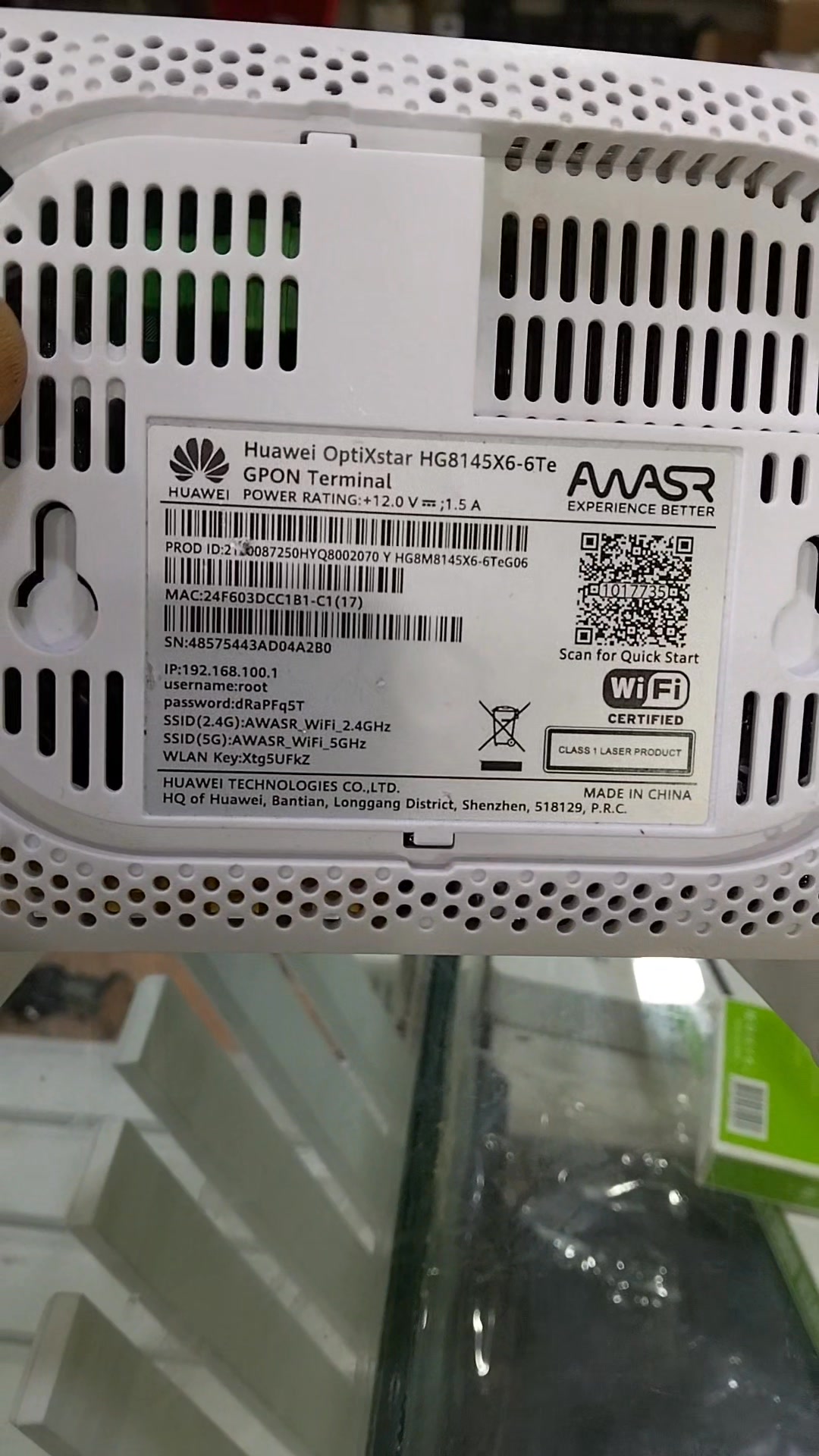 Does the Huawei Optixstar S800E XGS-PON SFP ONU run cooler when