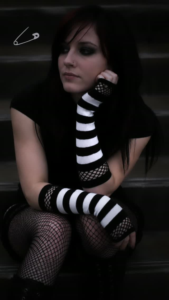 emo fish net OTPEH Lone Fishnet Gloves Fingerless For Women Arm Sleeve Mesh Goth Punk 80s Scene Accessories : Clothing, Shoes & Jewelry Our Star Fishnet Tights  where edgy meets celestial chic Classic white and black stripes.