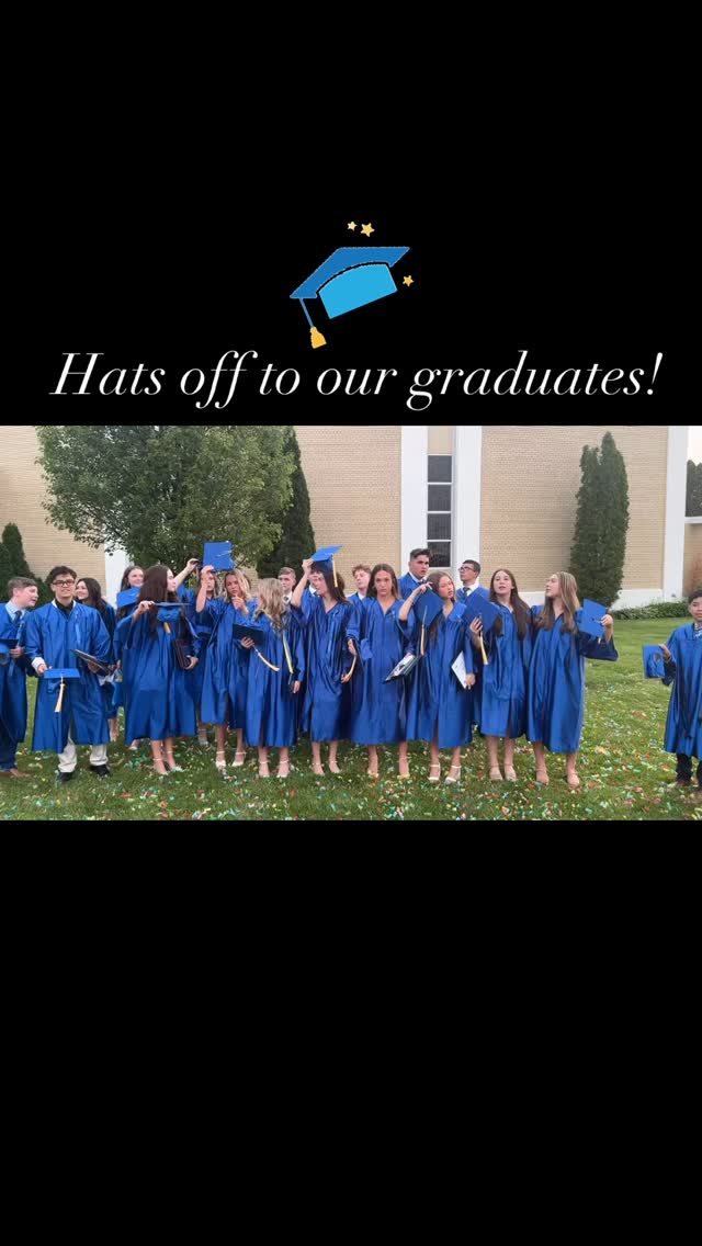 Hats off to our graduates!💙💛🎓 #steugeneschool #classof2025 | St Eugene ...