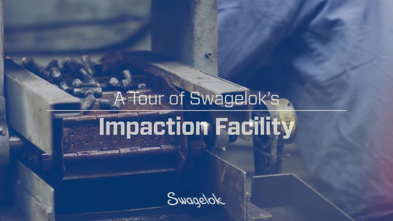 Our Swagelok associates play an important role maintaining our forges ...