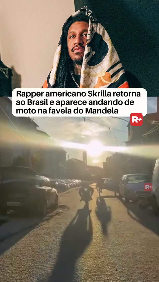 Rapper americano Skrilla retorna ao Brasil e aparece andando de moto na ...