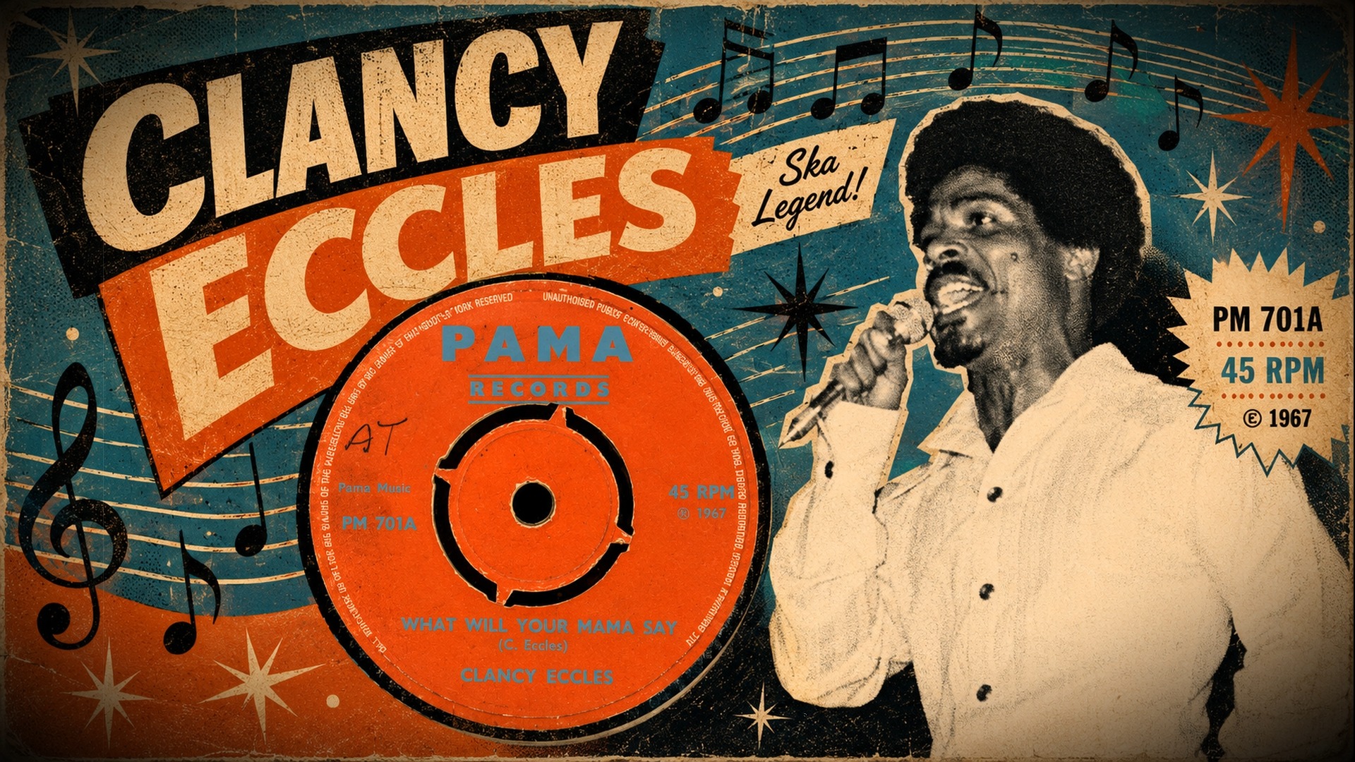 Clancy Eccles – Sammy No Dead (SEP Records 1965) | Blue Beat & Ska