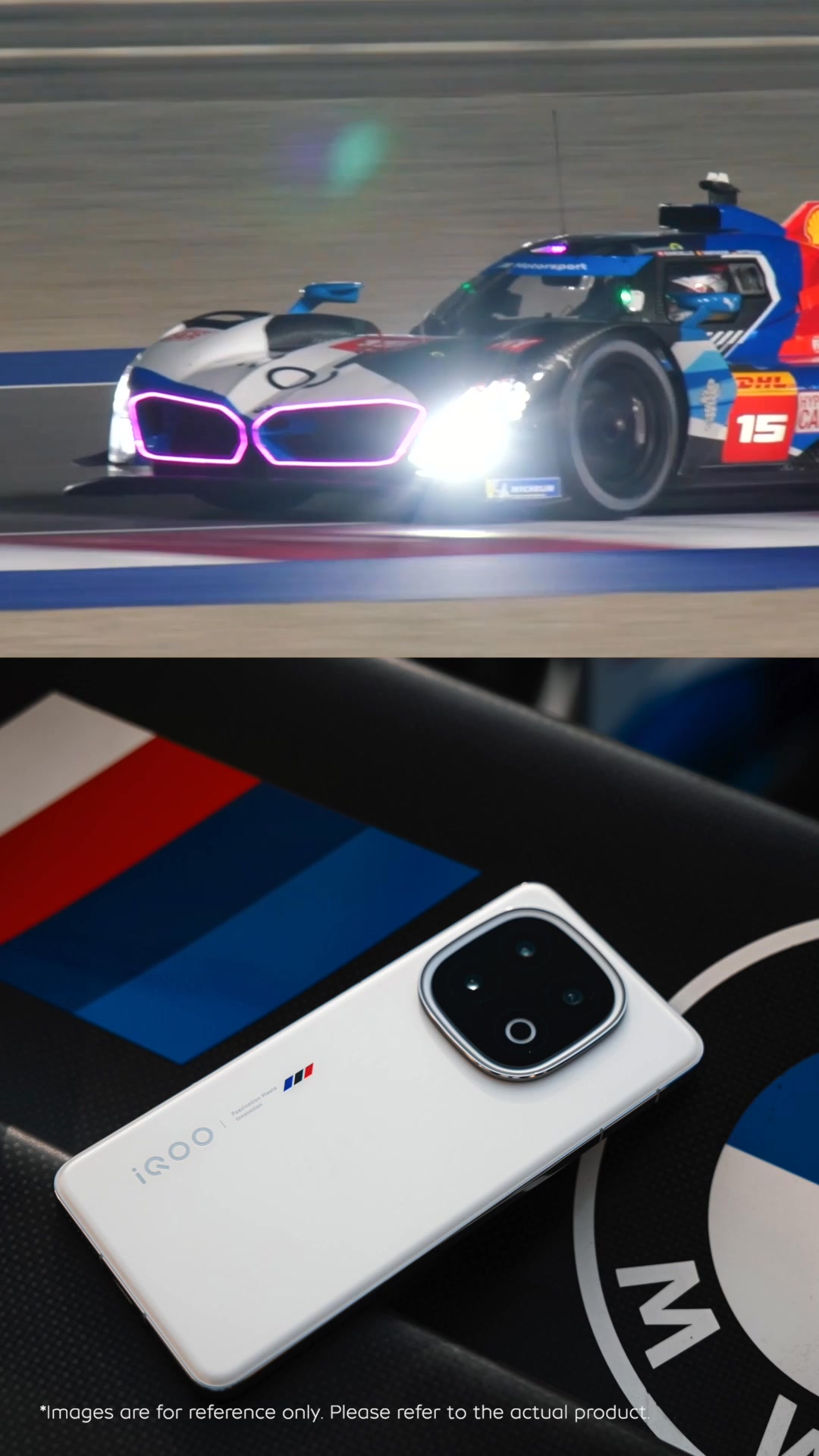 iQOO in a premium partnership with BMW M Motorsport brings to you