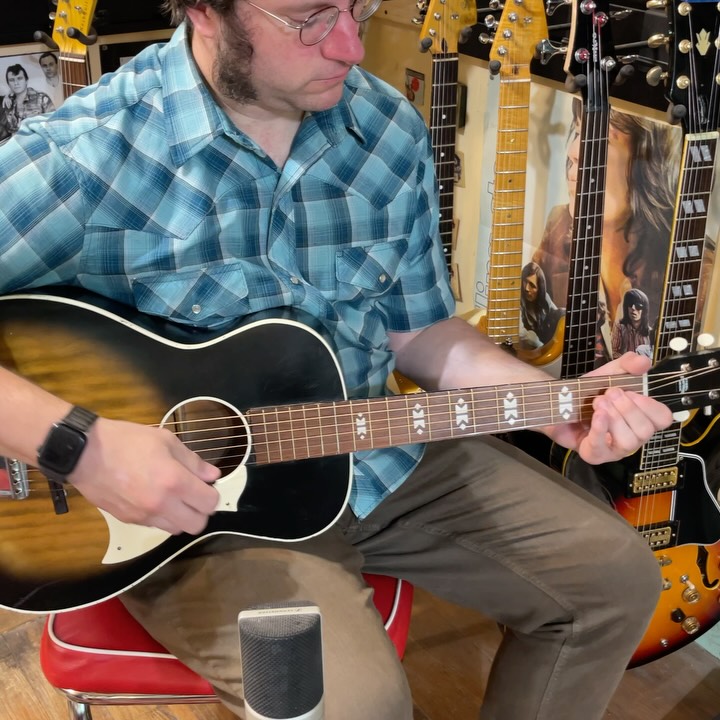 For sale at the site! 1970s Harmony H929 Stella parlor guitar With