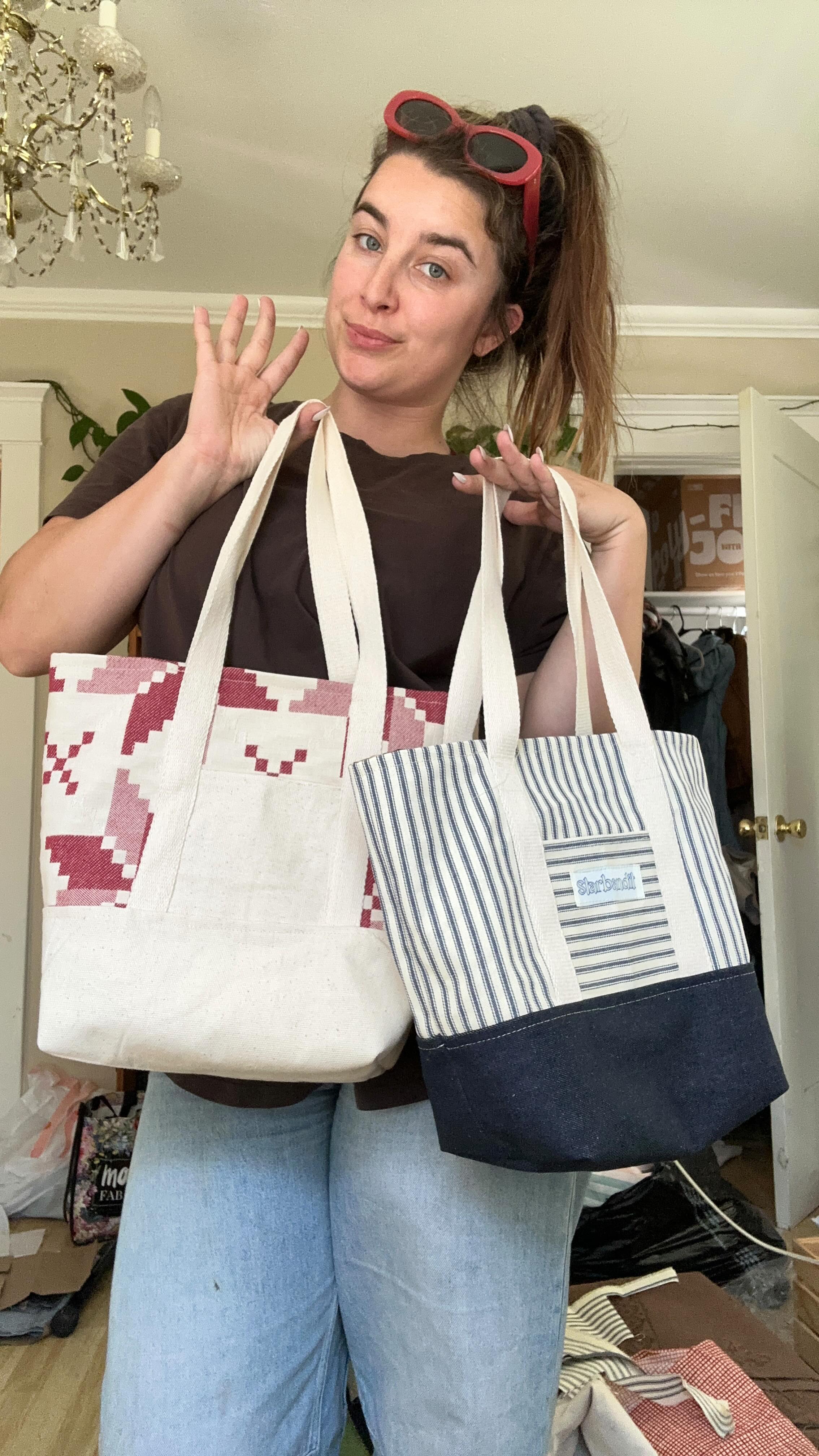 This week's tutorial is going over the adorable Quarry Tote from
