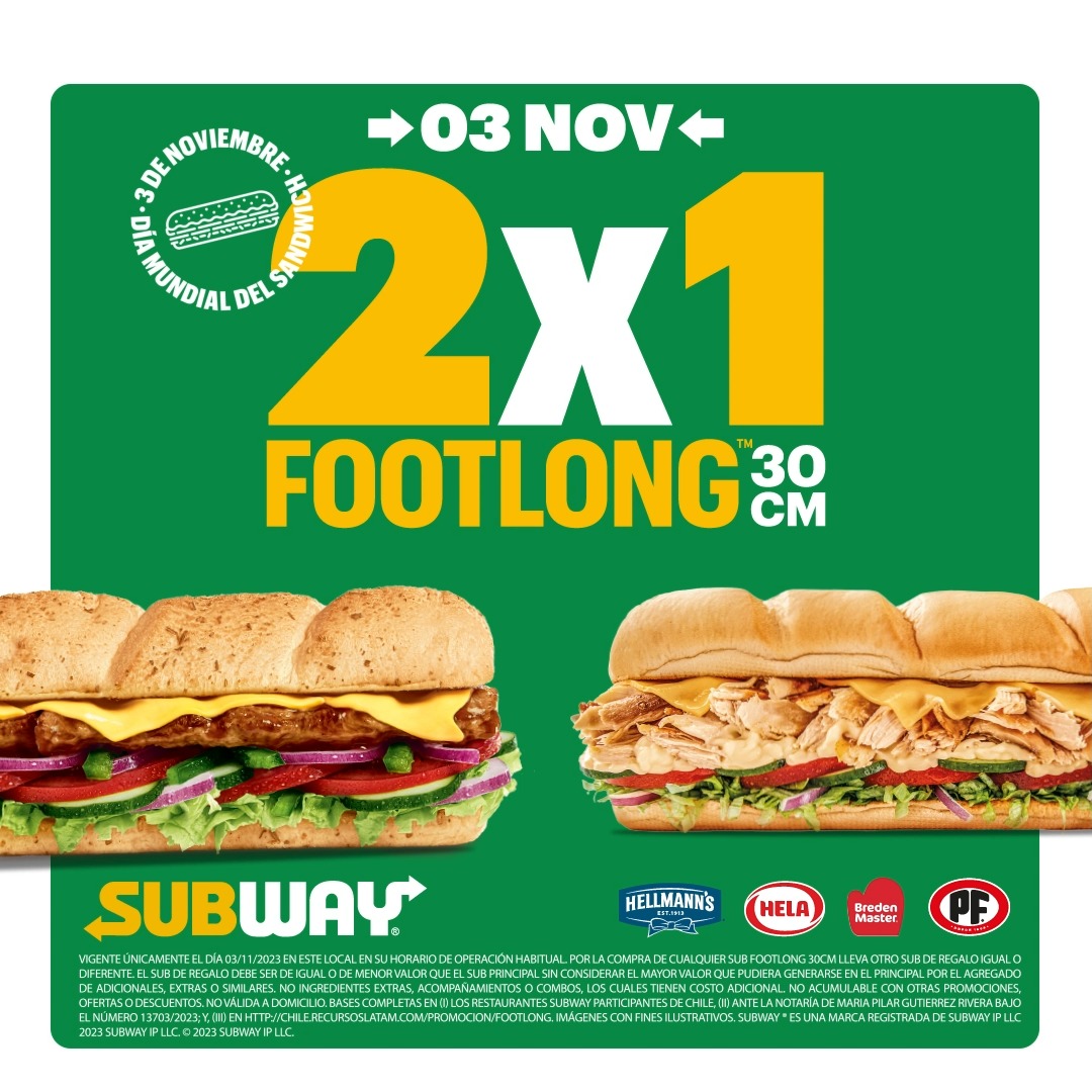 Este 03 de noviembre es el “Día Mundial del Sandwich” y
