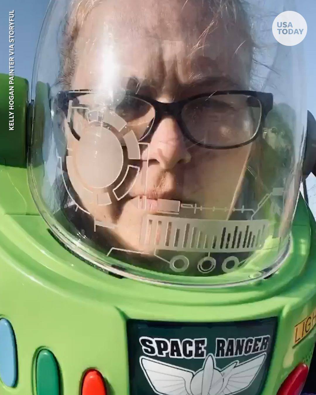 buzz lightyear motorcycle helmet Disney Pixar Disney Store Official Light-Up for Kids Costume Helmet for Dress Up & Role Play Pixar Lightyear Buzz Lightyear Motorcycle