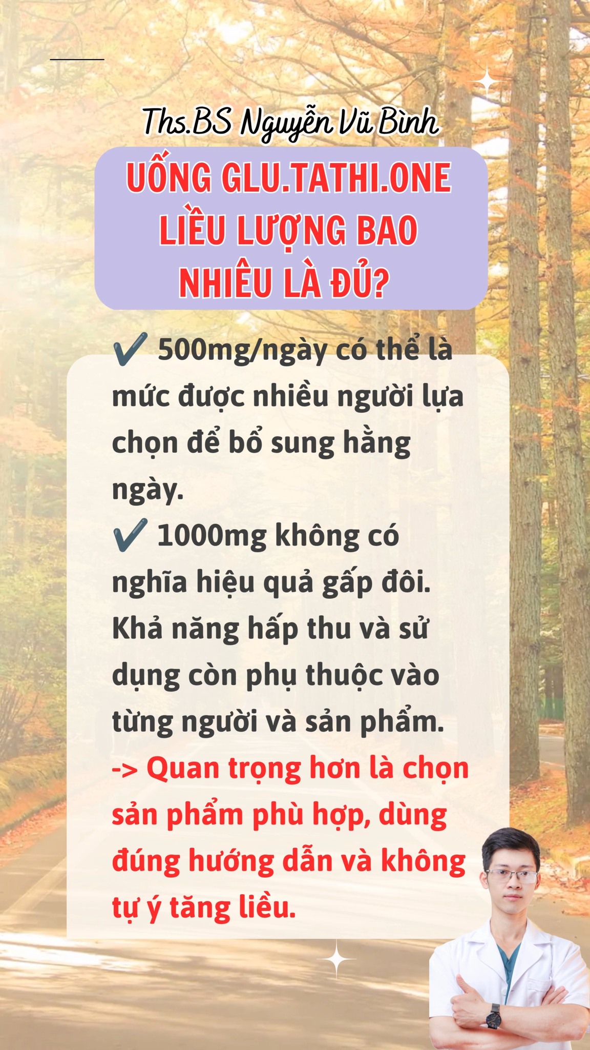 glutathione bao nhiêu là đủ Uống glu..tathi.one liều lượng đủ? #ThsNguyenVuBinh #suckhoe #tienmankinh #suckhoephunu #NguyenVuBinh #reels | Ths Nguyễn Vũ Bình Reconstituting 5mg tesamorelin vial inulion and dandelion root Collar Height:1mm
