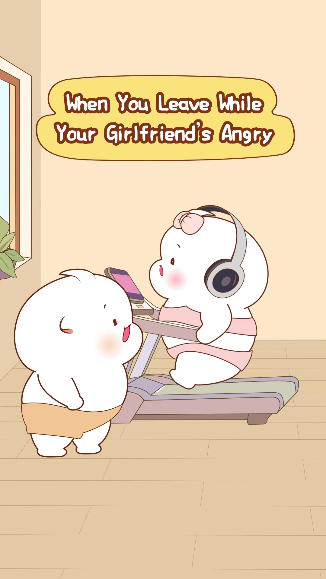 When You Leave While Your Girlfriend’s Angry #relatab... #cute # ...