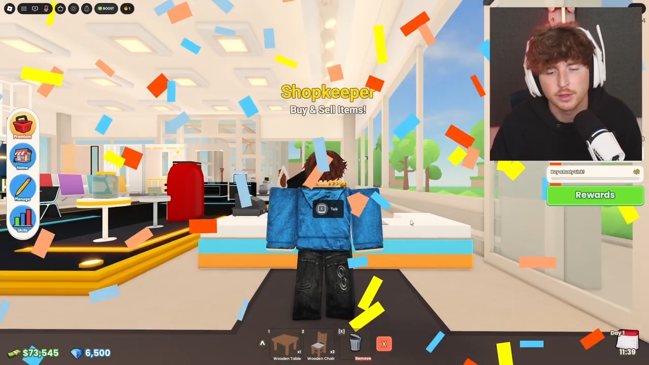 ♡ＲＡＮ♡　クリーム6本 ROBLOX RUN A RESTAURANT.. #CaylusBlox #new #viral #video #roblox