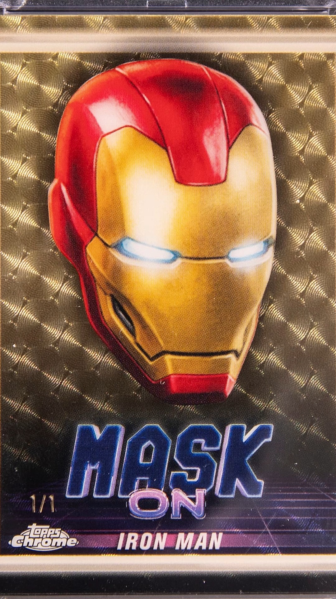 The face behind the armor 🦾💎 This 2024 Topps Chrome Marvel Mask