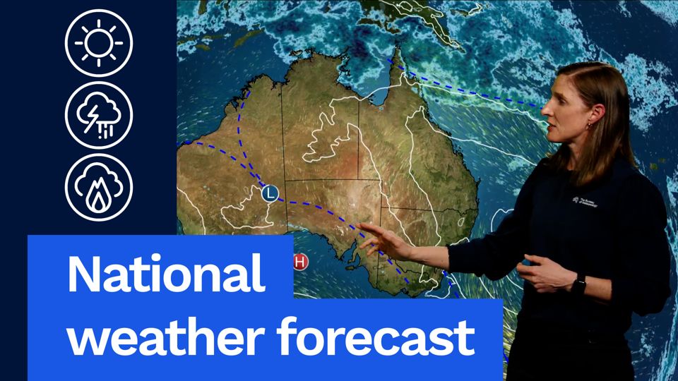 National Weather Forecast: Hot and windy, cooler in the far south ...