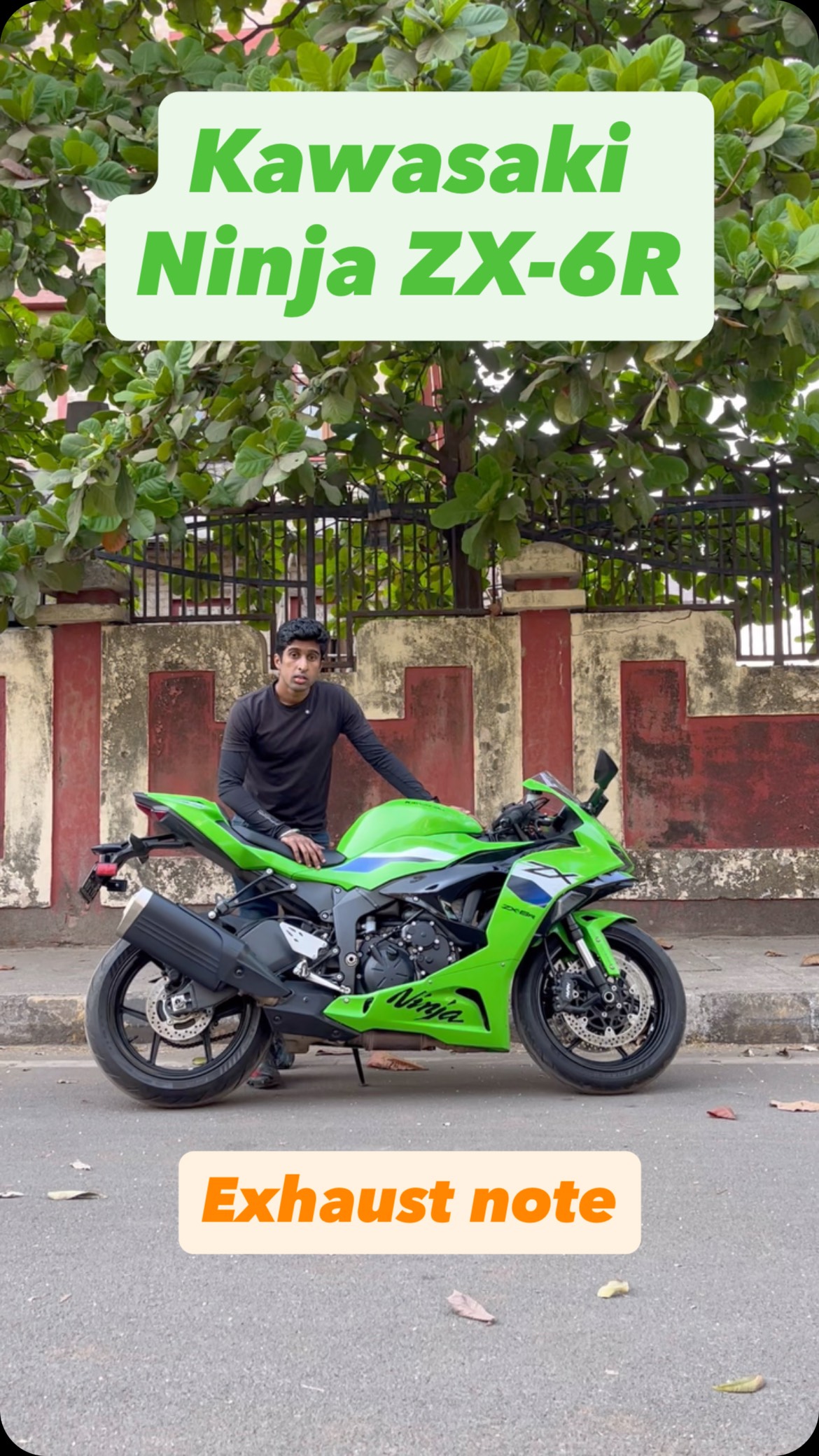 The Kawasaki Ninja ZX-6R's 636cc liquid-cooled inline four engine