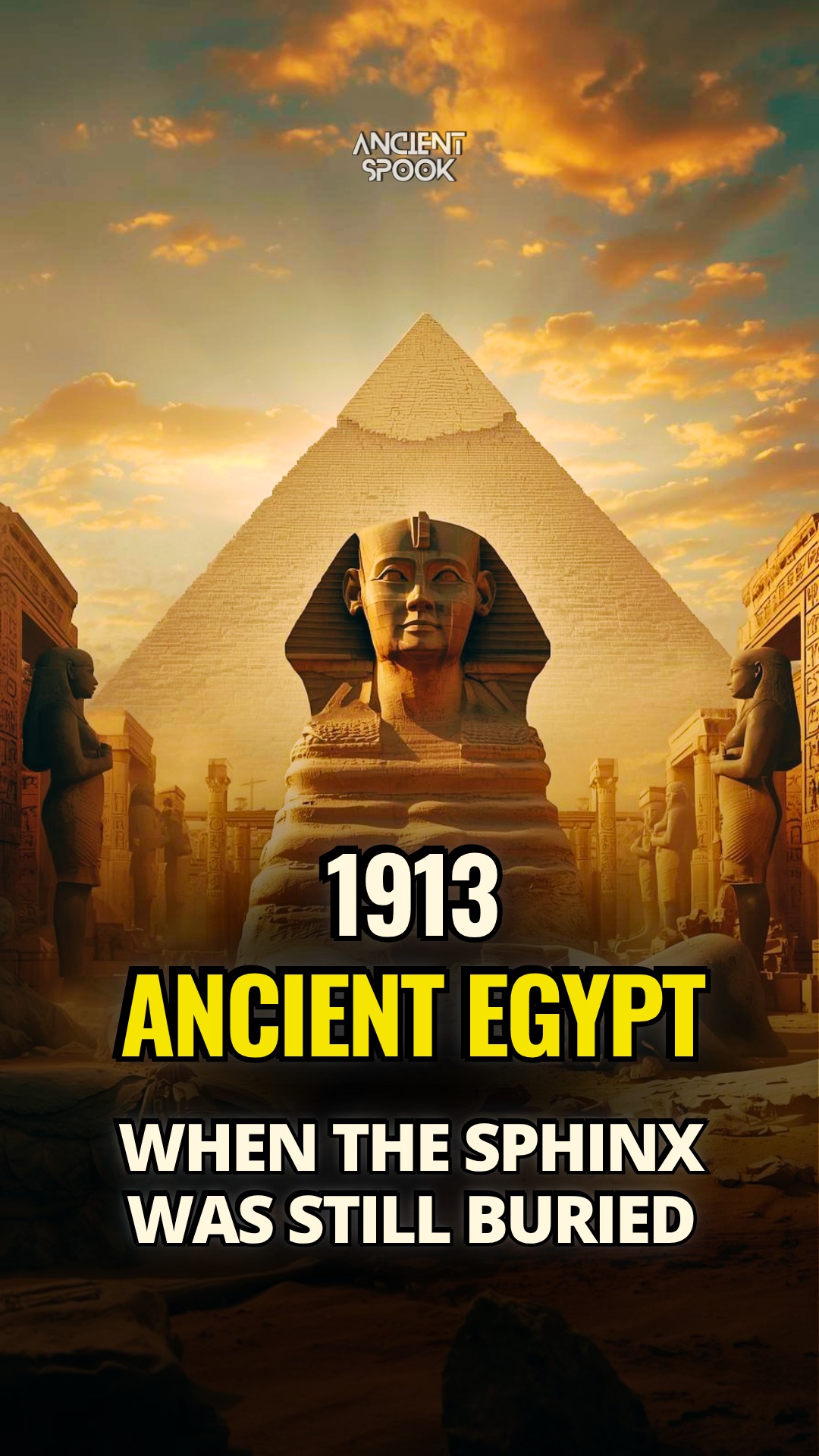 Egypt, 1913. 👁️ Rare photos reveal the pyramids, Sphinx, and temples as ...