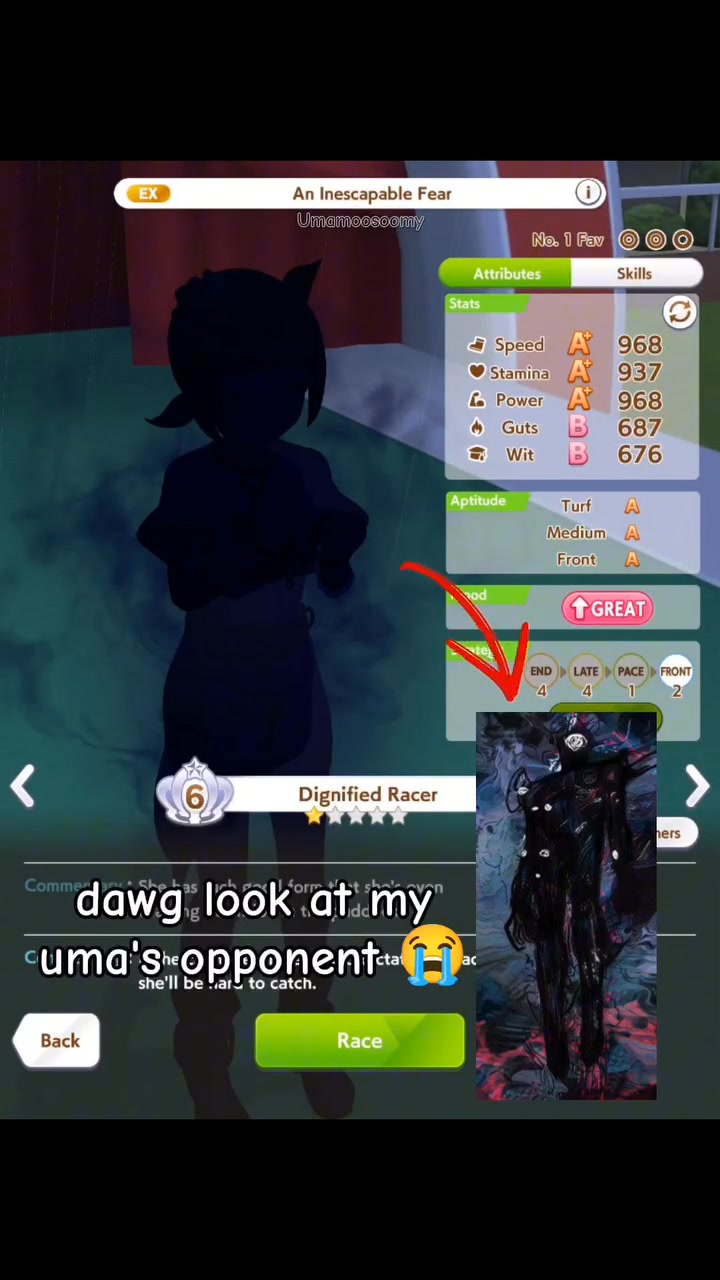 💀 EX An Inescapable Fear Bln Fow Attributes Stats Skills Speed