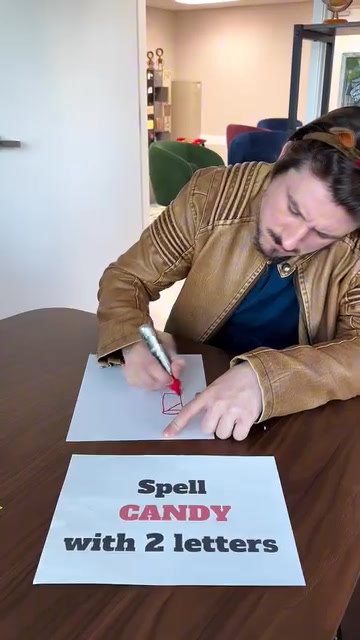 Spell candy with only two letters! 🎬 This video was produced by Network ...