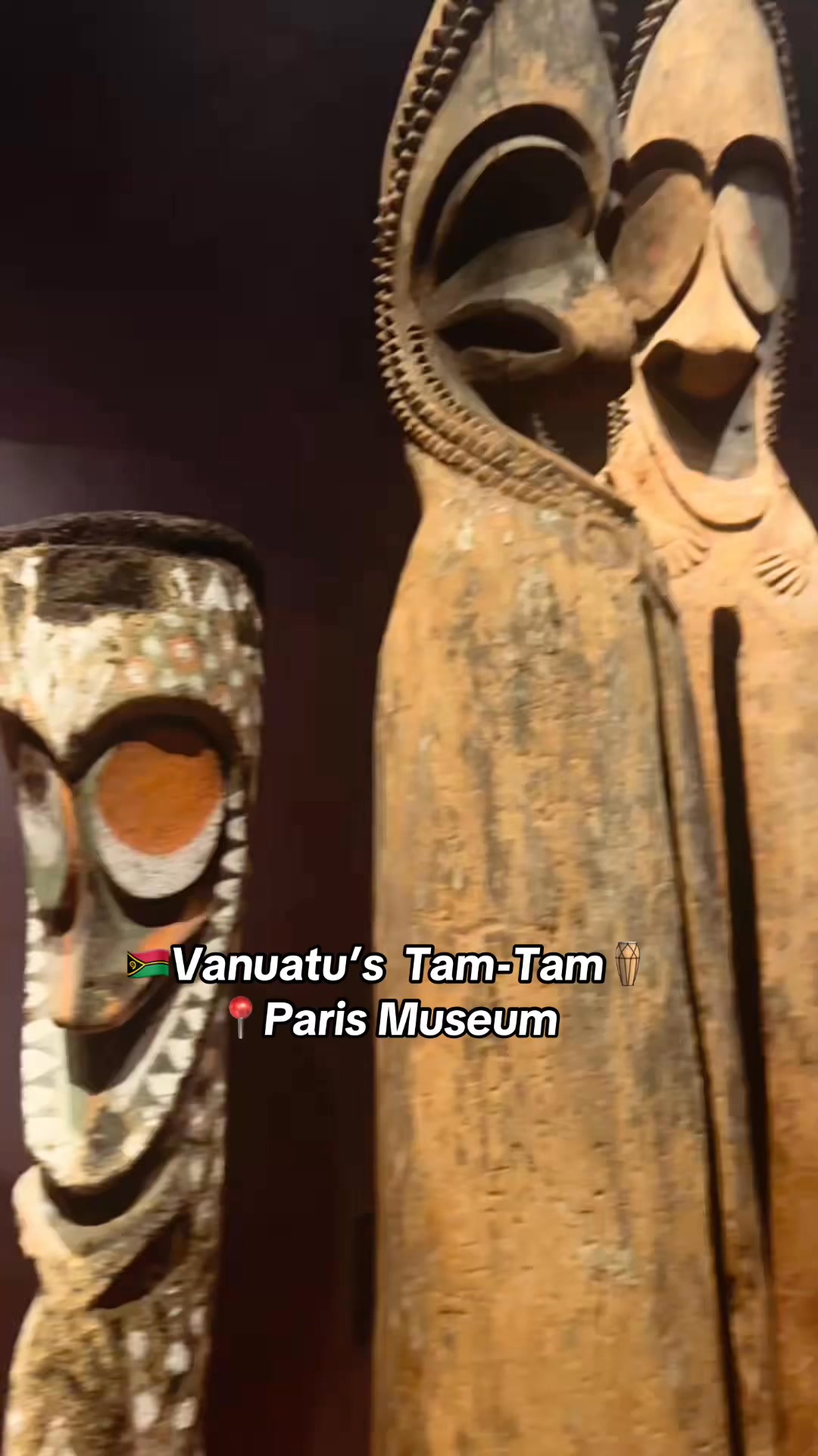 Fast Fact Friday: A Tam Tam is a slit drum, intricately carved