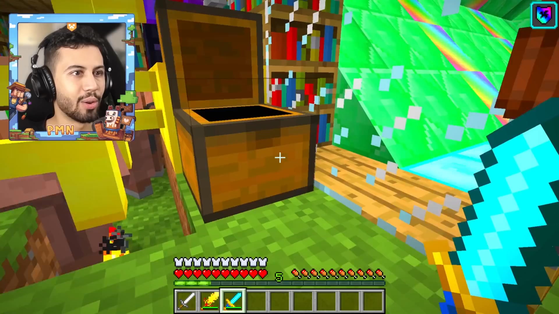 اكتشفنا اطول باب في قرية ماين كرافت !!؟ #minecraft | PMN Extra | Facebook