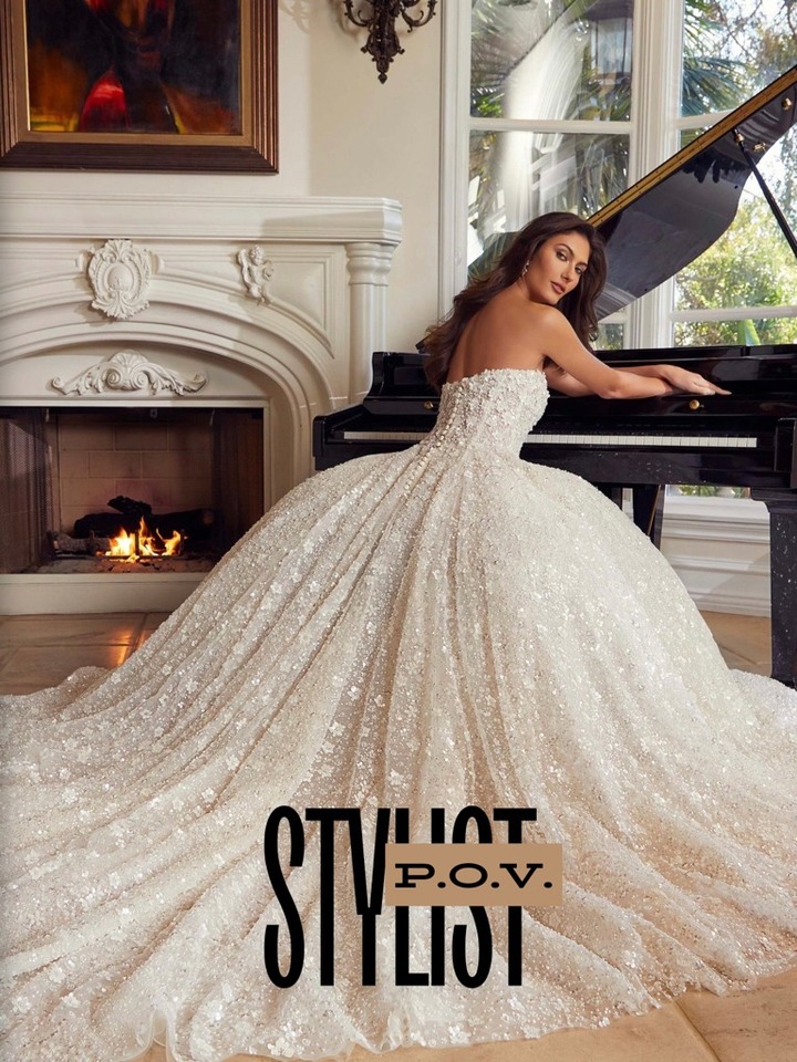 open lace back dress Reception Party Dress Ideas for the Bride