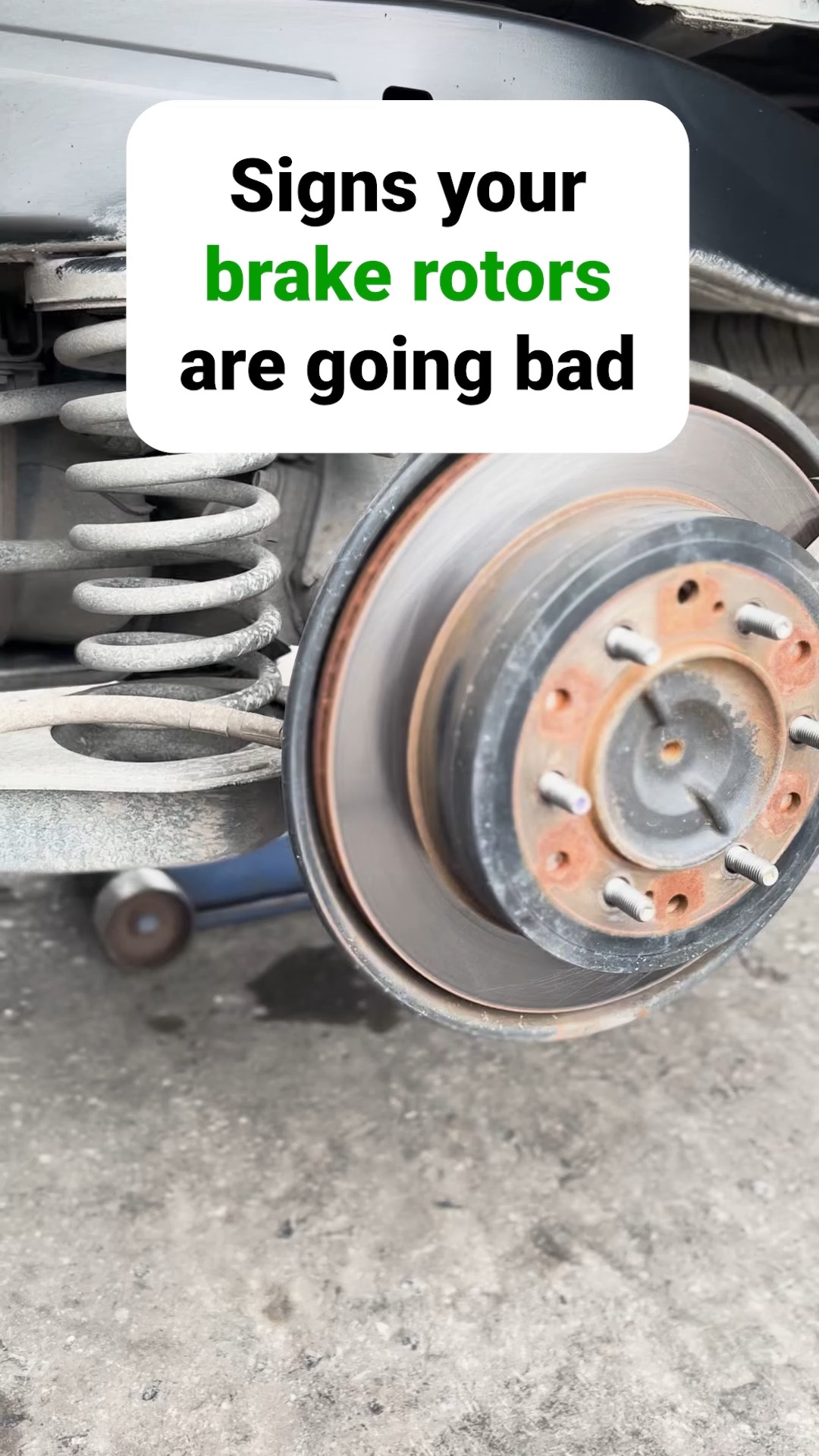 Here are the most common signs your brake rotors need replacing. # ...