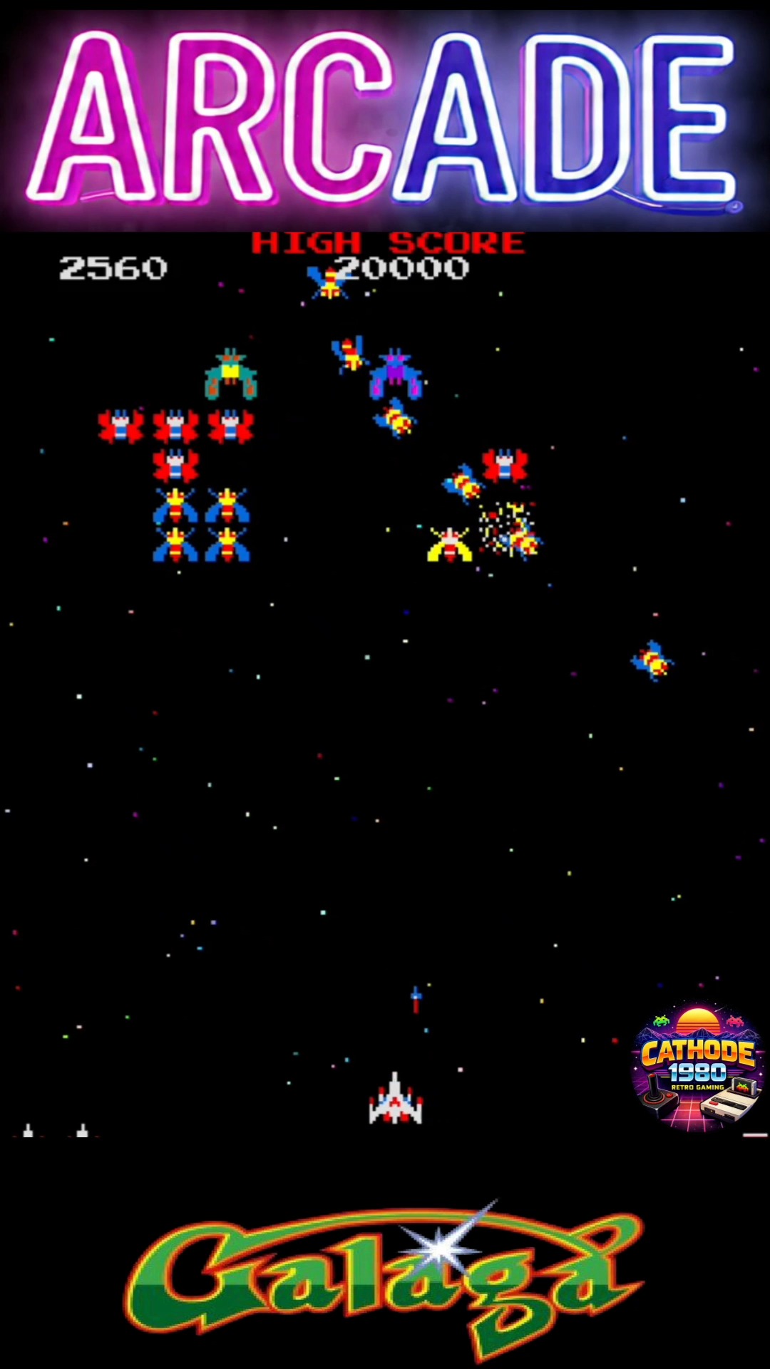 Galaga Is Arcade Royalty Galaga was released by Namco in 1981 as