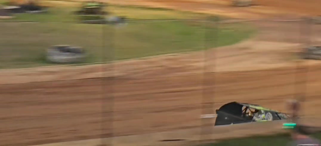 Traded some sliders in the heat race, broke a trailing arm on the ...