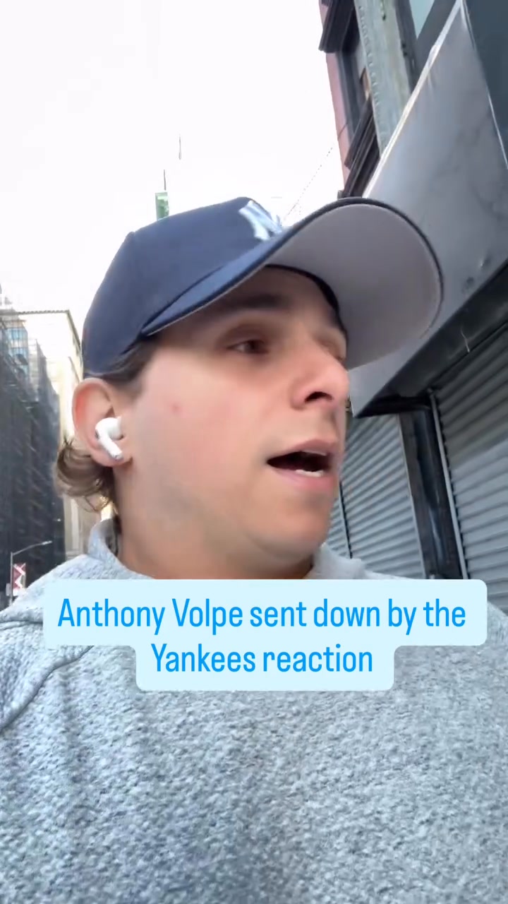 Optioning Anthony Volpe was the right move | Talkin' Yanks
