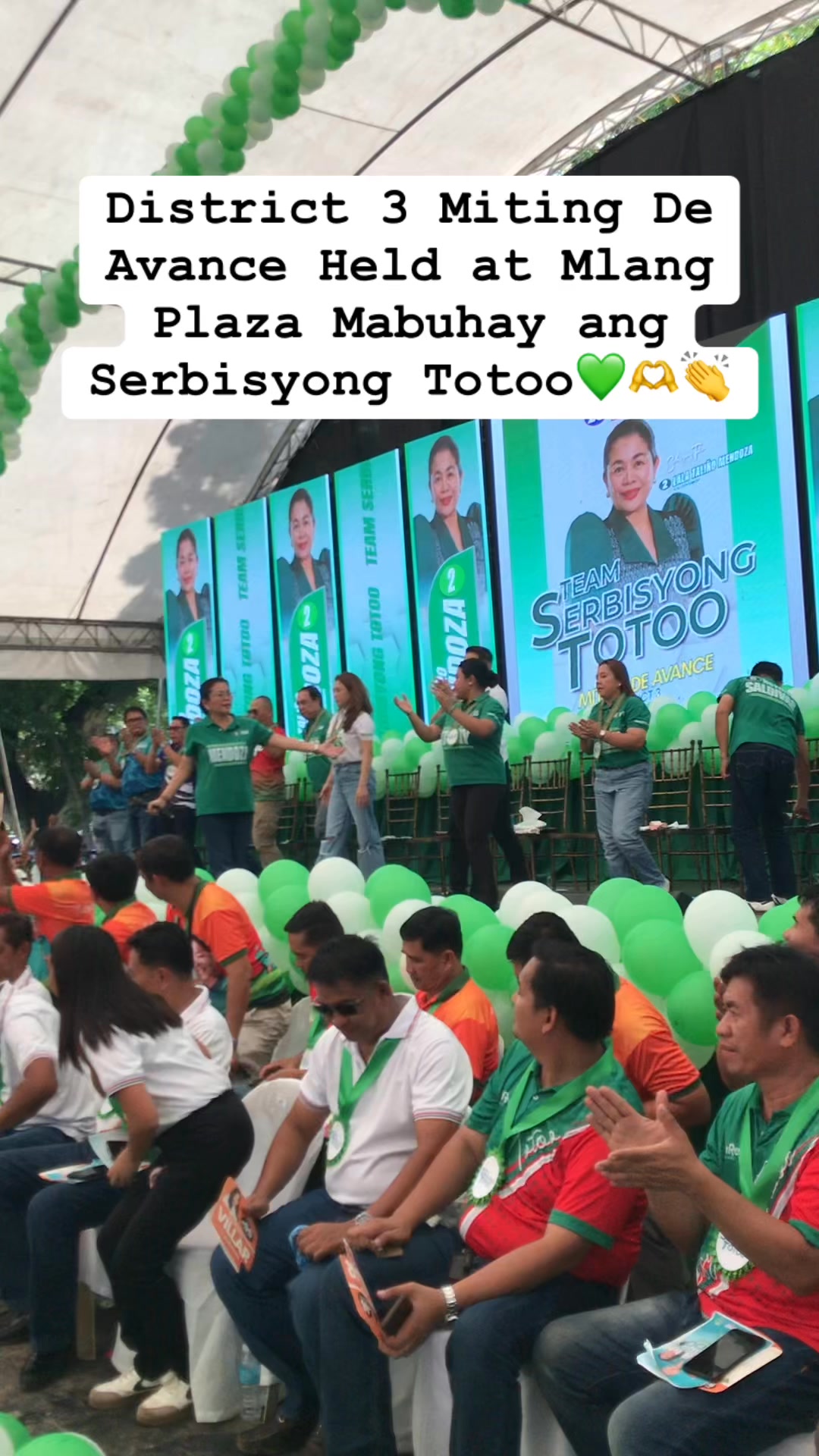 Mabuhay ang Serbisyong Totoo 🫶💚 👏 #SerbisyongTotoo # ...