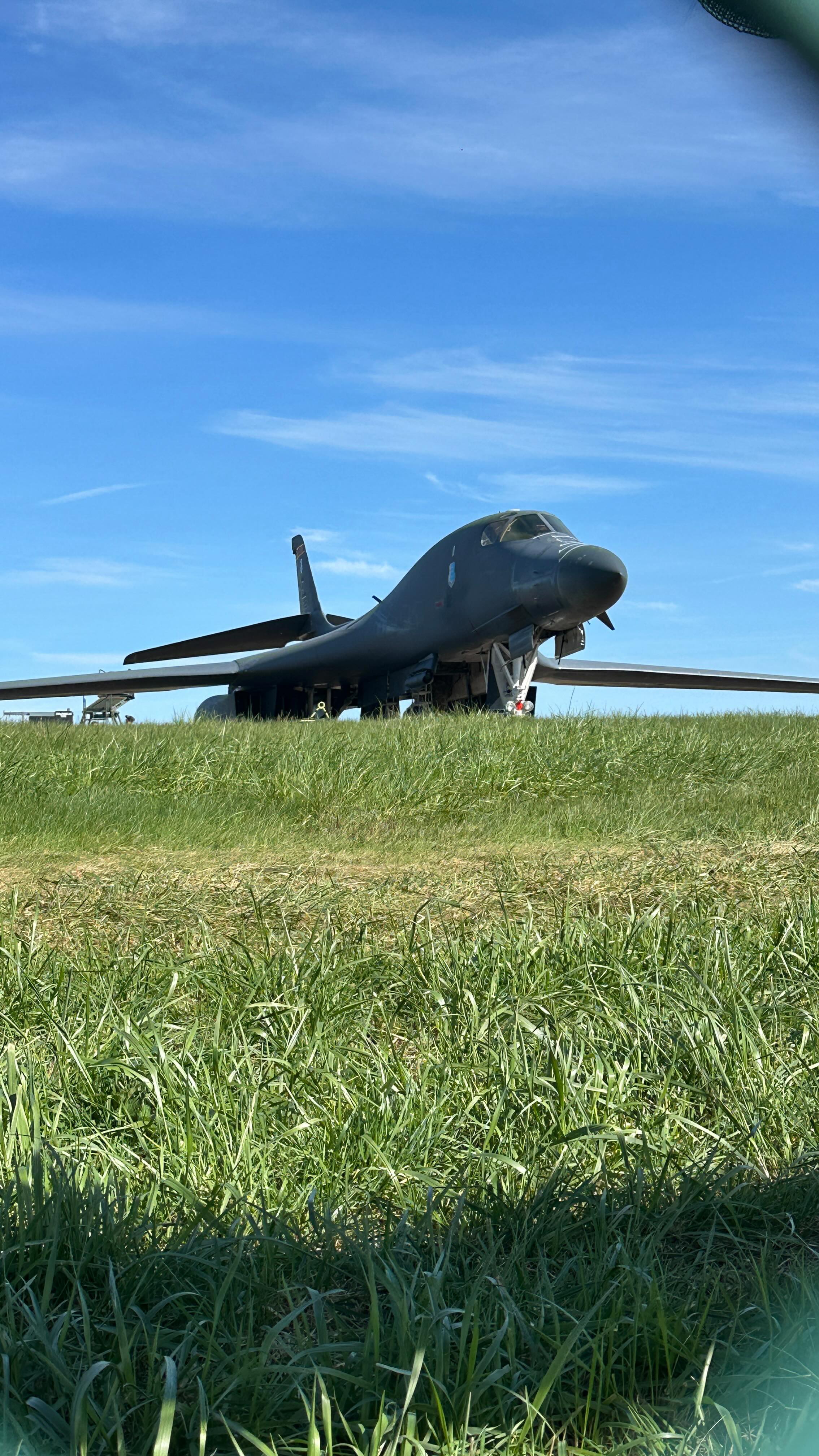 A B-1B Lancer assigned to the 9th Expeditionary Bomb Squadron